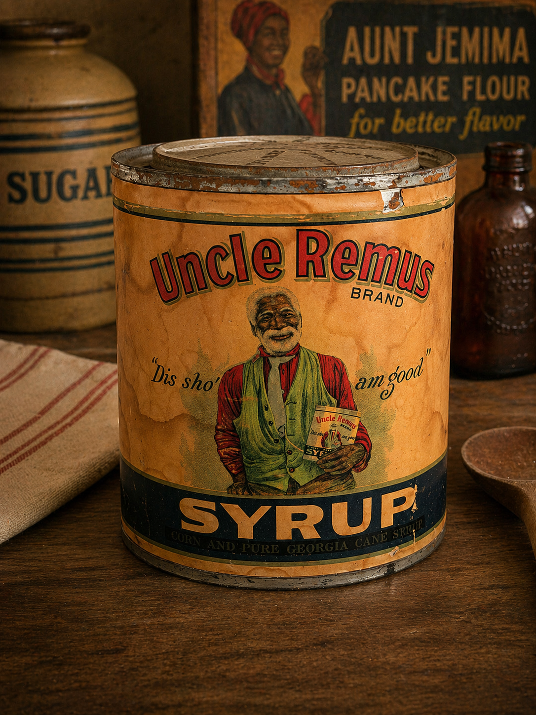 Rare collectible Uncle Ramus Syrup Can