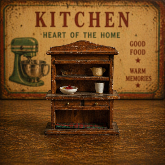 Vintage Kitchen Hutch Magnet