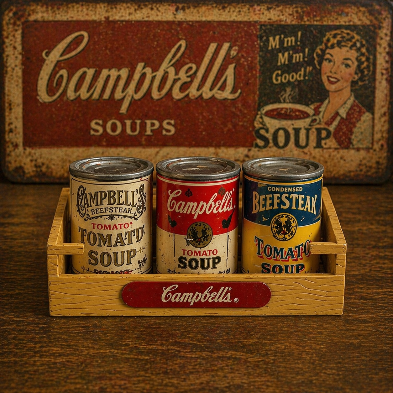 Vintage Campbell's Soup Crate Magnet
